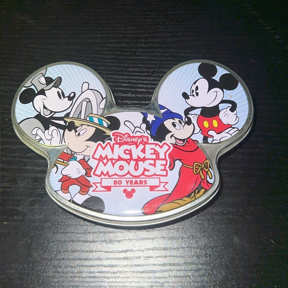 Disney Mickey Mouse 80 Years Collectible Watch & Tin